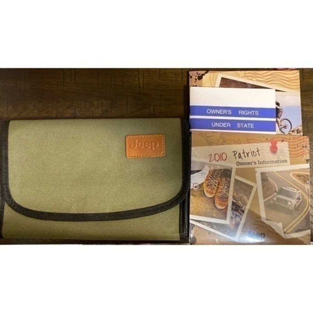 Jeep Patriot User Guide -Canvas Case -Owners Information DVD